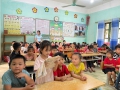 Sáng ngày 23/04/2025. Trường MN Vô Điếm tổ chức cho các bé khối MG 5 tuổi tham gia trải nghiệm thăm quan trường tiểu học Vô Điếm.